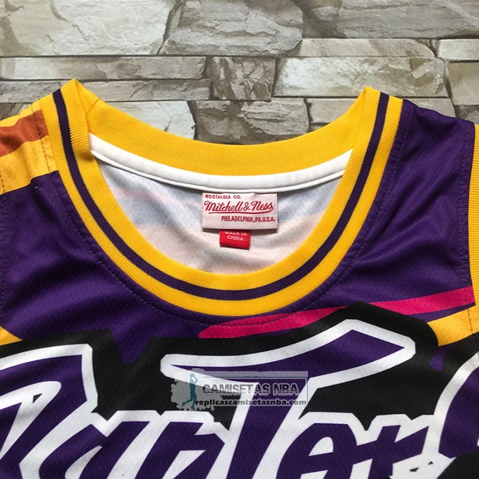 Camiseta Toronto Raptors Vince Carter Rainbow Classic Negro